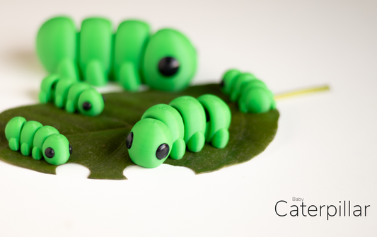 Adorable 3D-Printed Baby Caterpillar