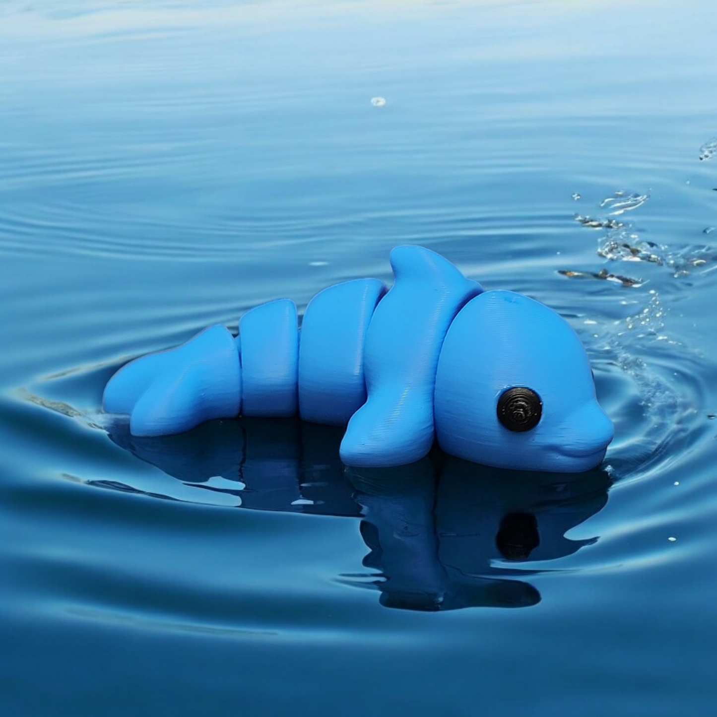 Adorable 3D-Printed Baby Dolphin