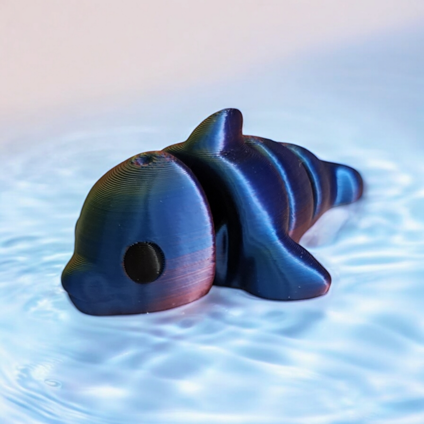 Adorable 3D-Printed Baby Dolphin Multi Color