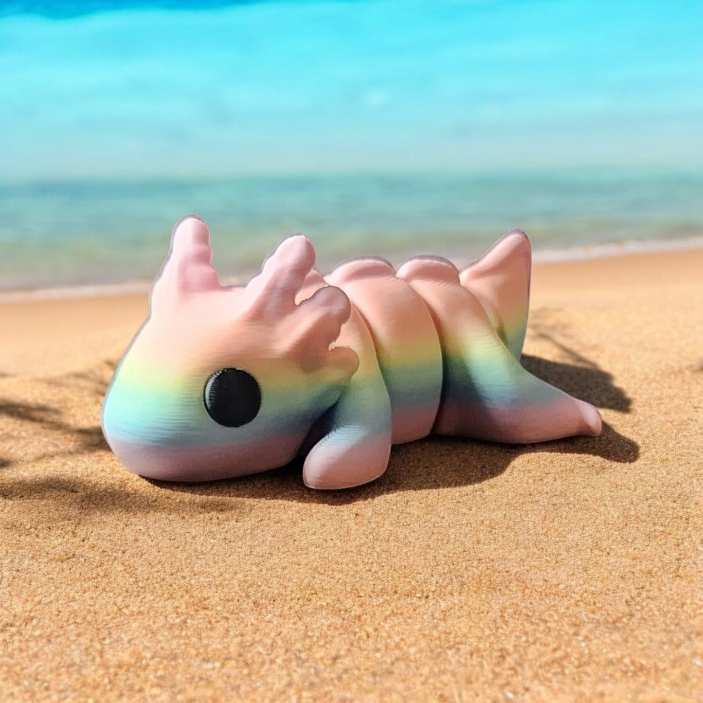 Adorable 3D-Printed Baby Axolotl