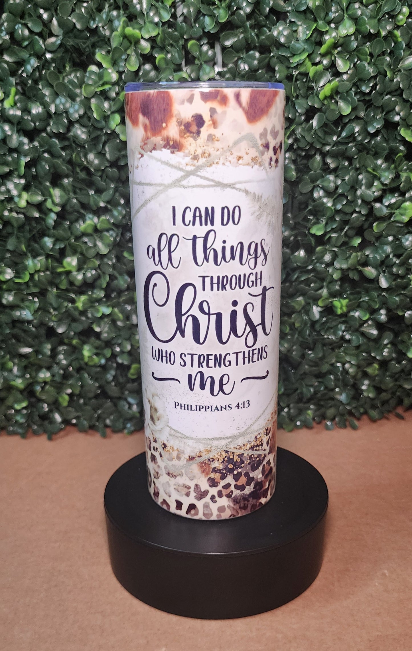 I Can Do All Things 20oz Stainless Steel Tumbler