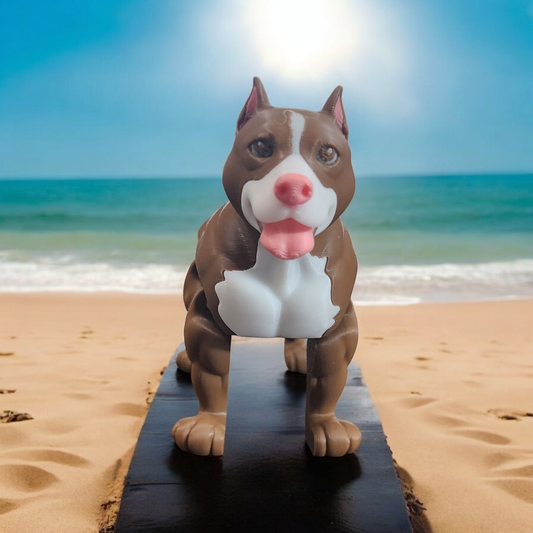 Adorable 3D-Printed Pitbull