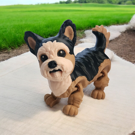 Adorable 3D-Printed Yorkie